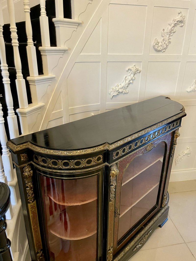 Antique French Boulle Display Cabinet